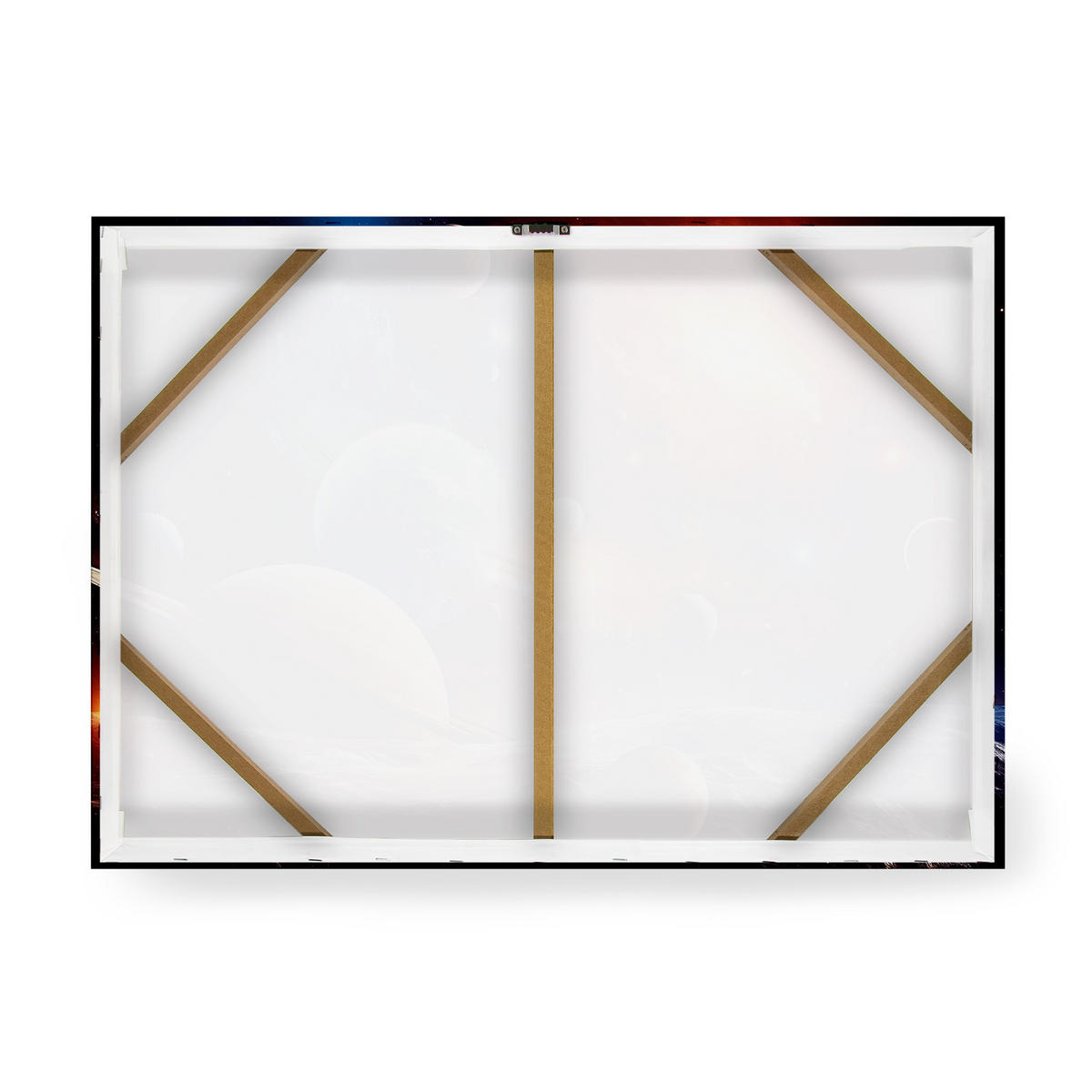 LEINWANDBILD Das Sonnensystem 50x70cm - Multicolor, Holzwerkstoff (70/1cm) - Art for the Home
