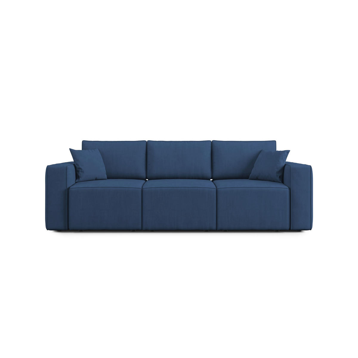 LINEARSOFA Morfeo - Blau, Textil (245/86/99cm) - Divani.store