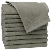 GÄSTETÜCHER, 10er-Set, 30x50 cm, 100% Baumwolle, Grau - Fango, Textil (30/50cm) - Zollner
