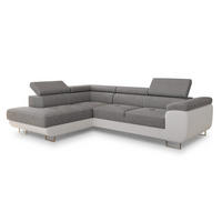 ECKSOFA Caris, Seite: Links - Weiß, Holz/Textil (273/203cm) - Sofnet