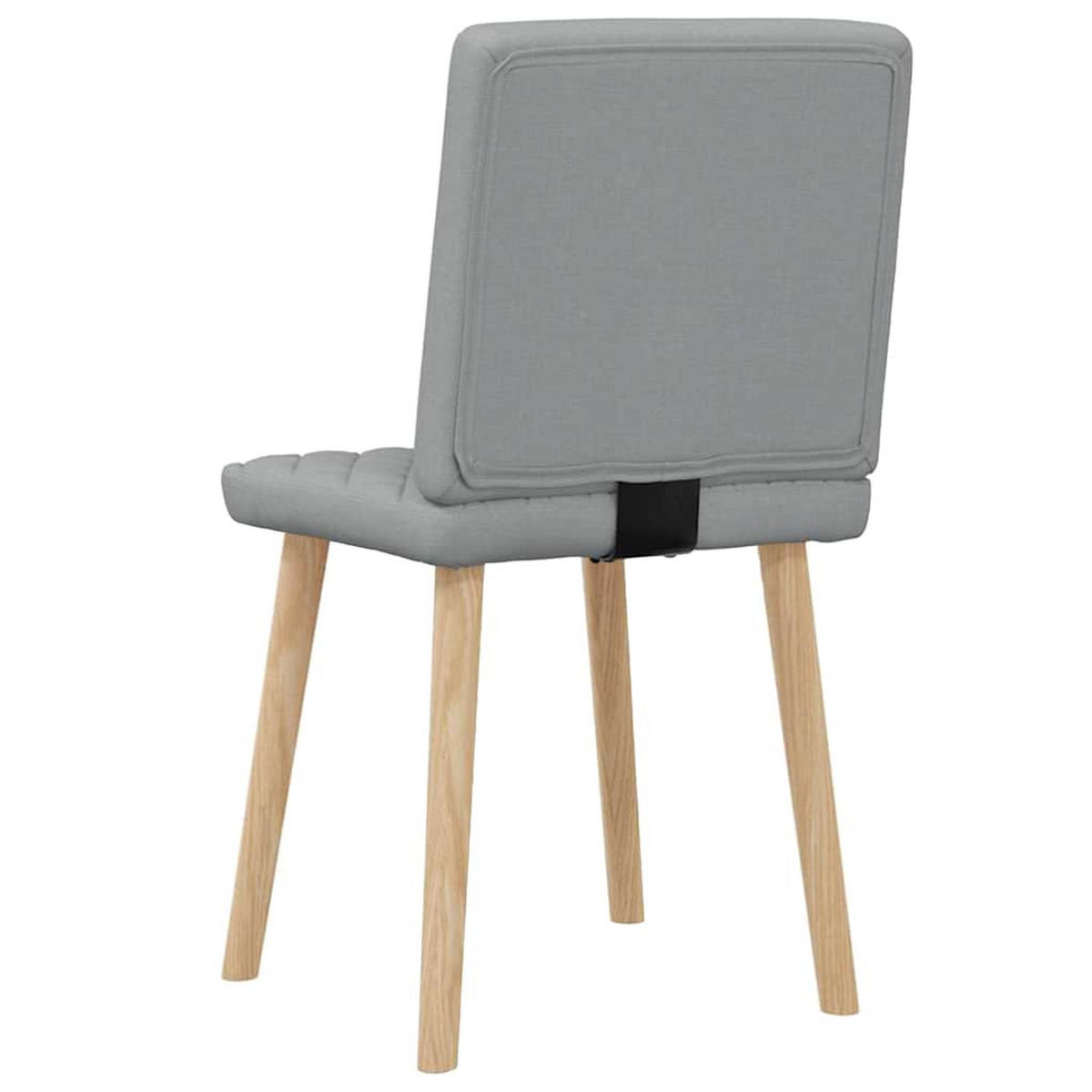 ESSZIMMERSTÜHLE 2 Stk. Hellgrau Stoff 45*54*86cm - Grau, Metall (45/86/54cm) - ZMH