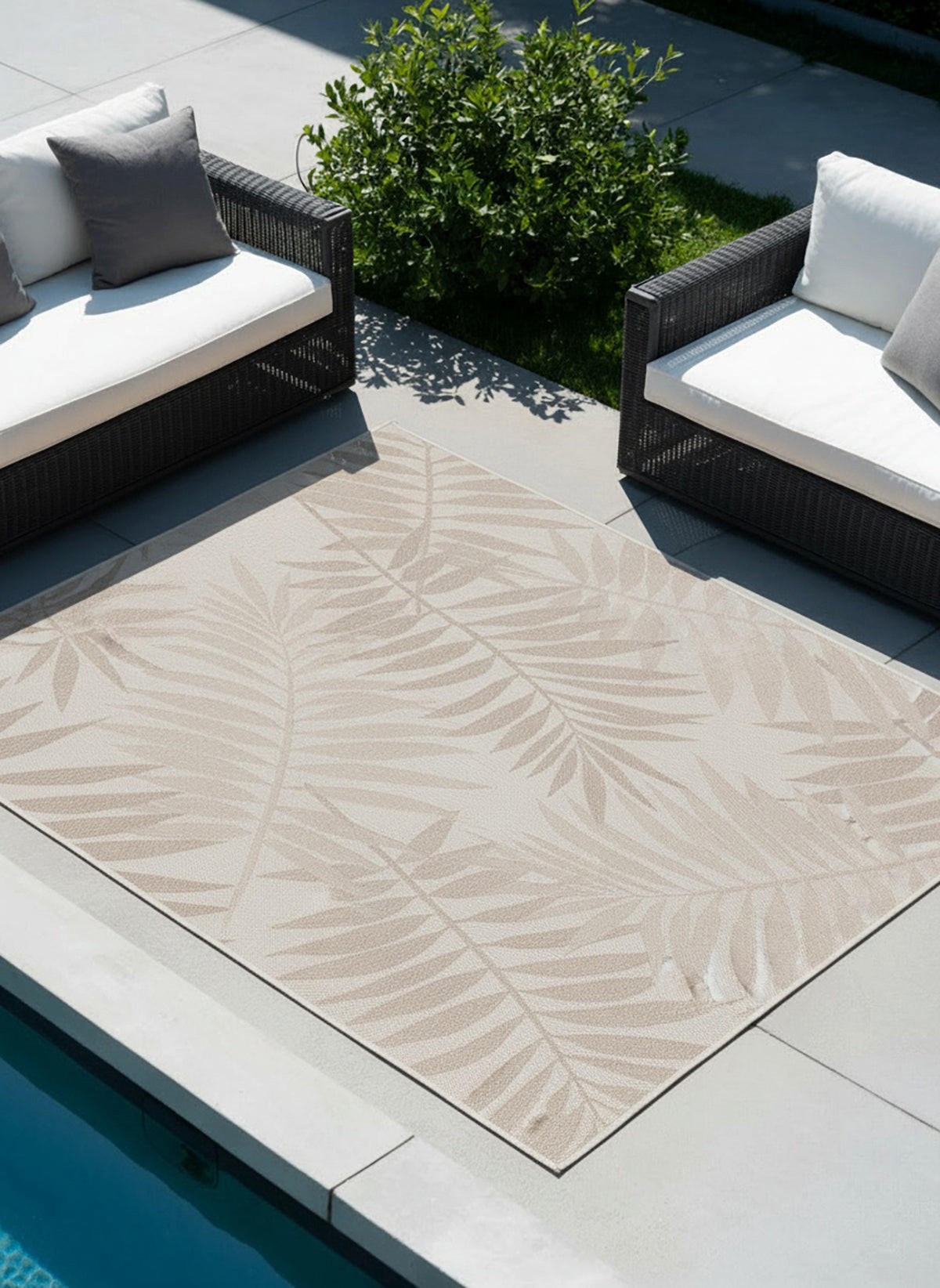 DESIGN Teppich für Innen und Außen beige - Beige, Textil (160/230cm) - AFK Living