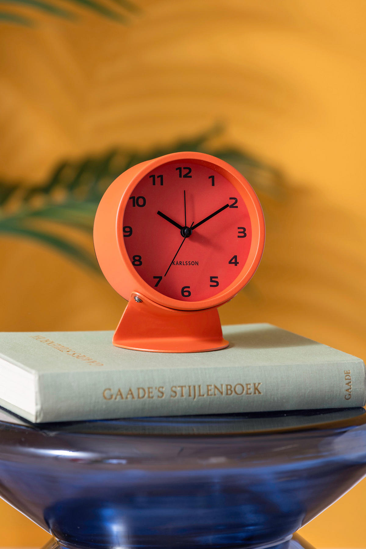 WECKER Cool Retro Orange 11/11/13 cm - Orange, Metall (11/13/11cm) - Karlsson