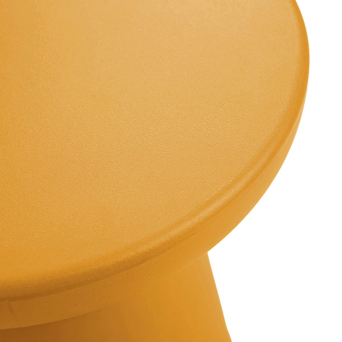 ODKLÁDACÍ STOLEK Posio - žlutá, plast (40/40/44cm) - [en.casa]