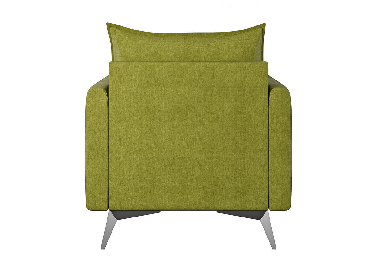 SESSEL Pulse Grün Luxusmicrofaser - Schwarz/Grün, Holz/Textil (74/86/31cm) - S-Style Möbel