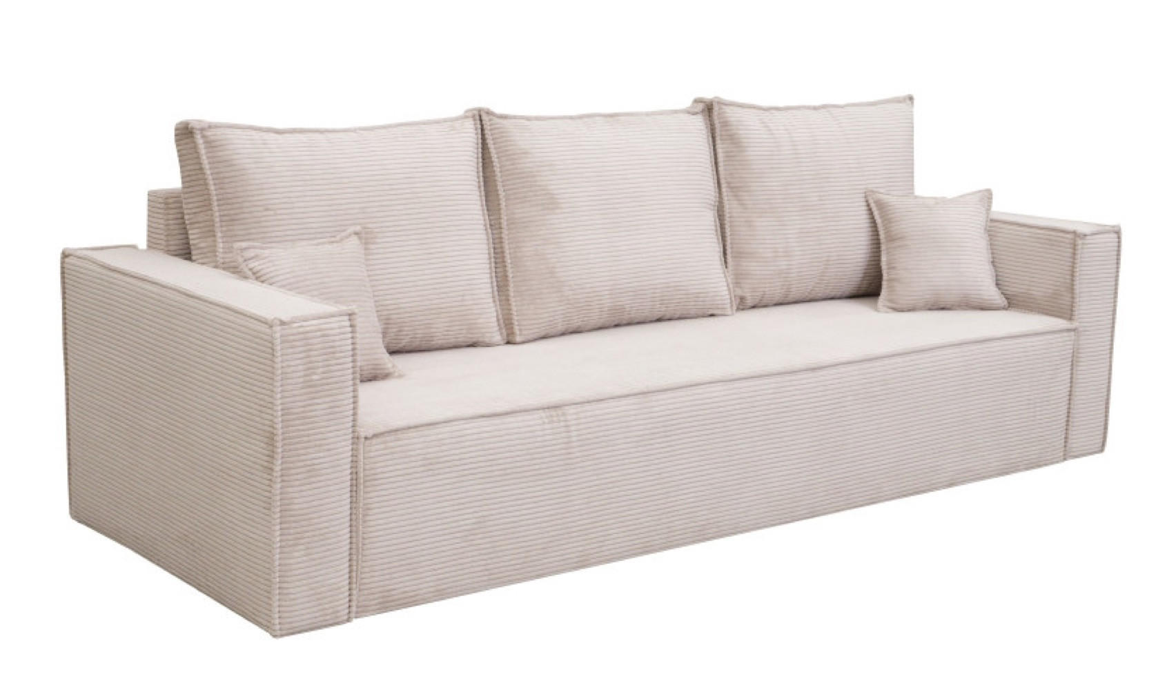 SOFA Beige EKO Ausziehbar - Beige, Textil (234/87/88cm) - Sepro Meble
