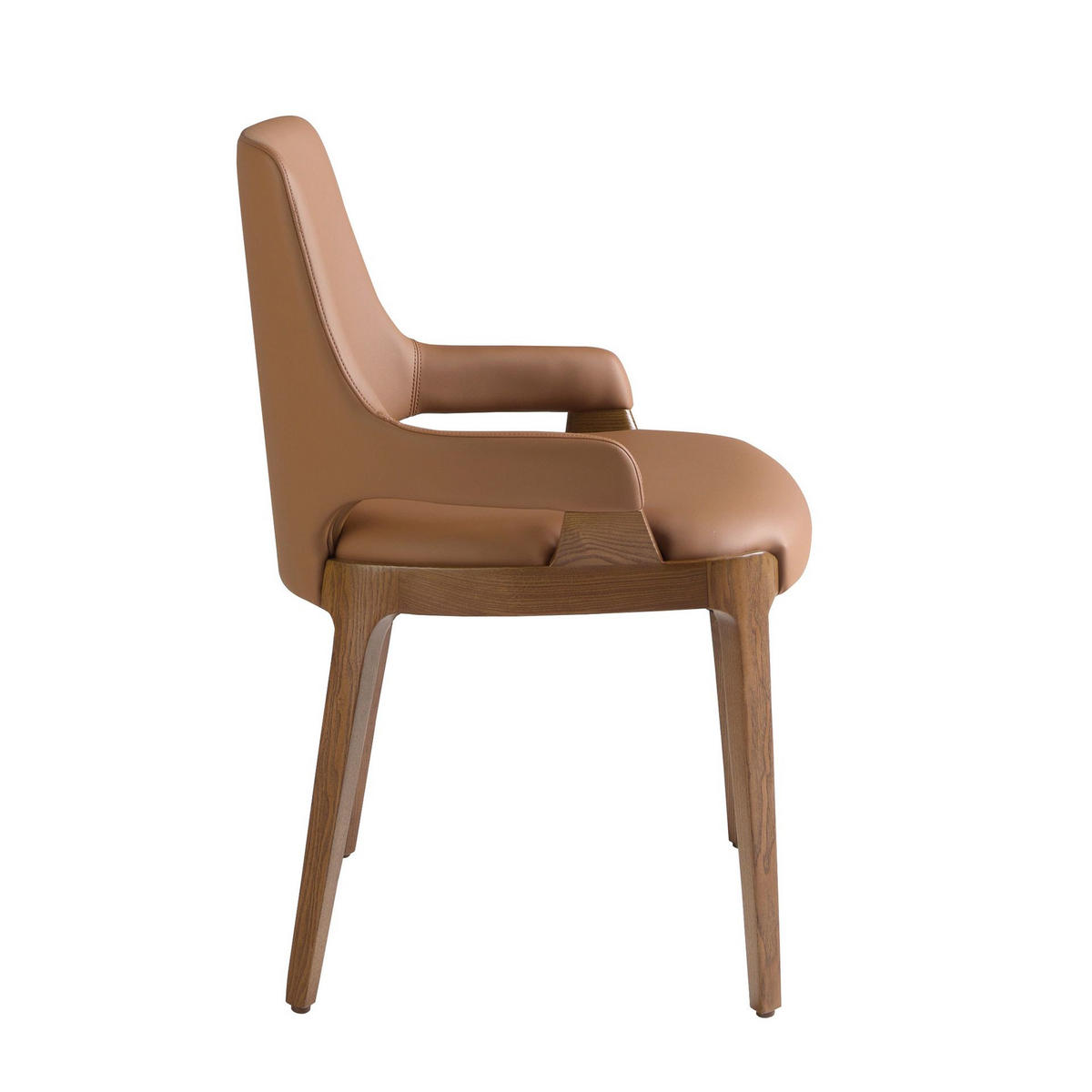 STUHL , Braun, Walnuss 51/ 58/ 79 cm - Nussbaumfarben/Walnussfarben, Holz/Kunststoff (51/79/58cm) - ANGEL CERDA