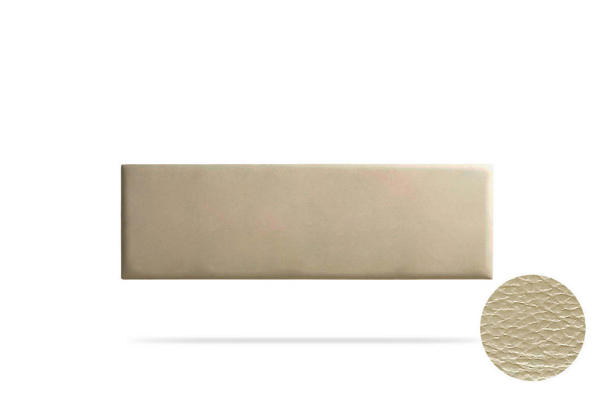 KOPFTEIL gepolstert NOVA Kunstleder 90x50x5 cm - Gold - Moonia - Goldfarben, Holz (90/5/50cm)