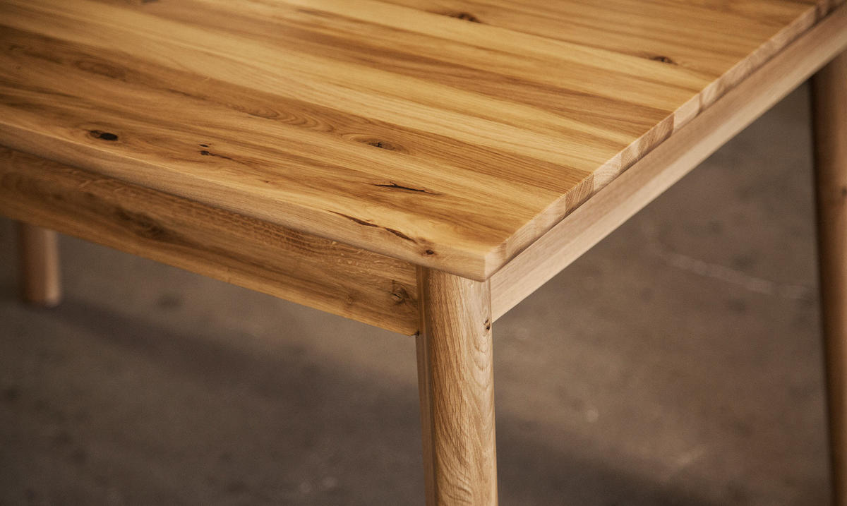 TISCH GREG Wildeiche - Wildeiche, Holz (190/100/77cm) - byoak
