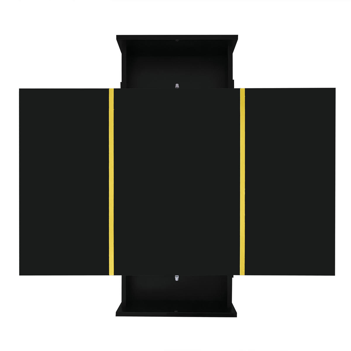 COUCHTISCH 100/60/41,5 cm Schwarz mit Hochglanz und 2 Schubladen - Schwarz, Holzwerkstoff (100/60/41.5cm) - OKWISH