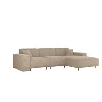 ECKSOFA Gloria In Scala - Beige, Holzwerkstoff/Textil (266/165cm) - Fun Möbel