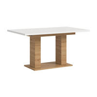 ESSTISCH MOTION (B/H/T: ca. 150/76/90 cm) in Artisan Oak Nachbildung/weiß - Eiche Artisan, Holzwerkstoff (90/150/76cm)