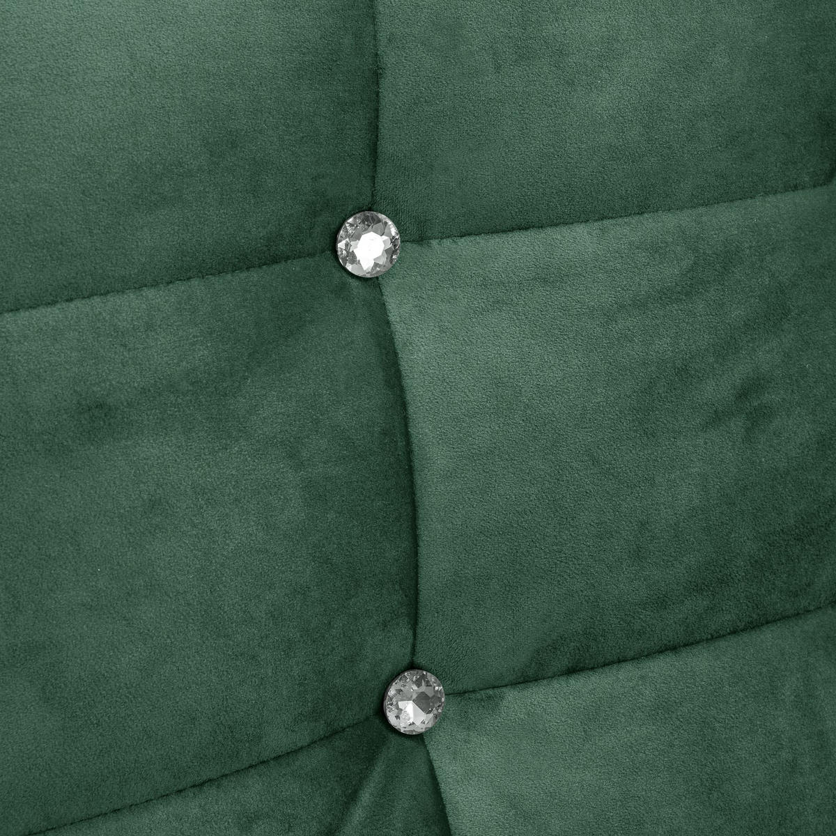 SOFA 3-Sitzer mit Bettfunktion Kaycee Samtvelours grün - Grün, Kunststoff (78/84/240cm) - 58aufmkessel