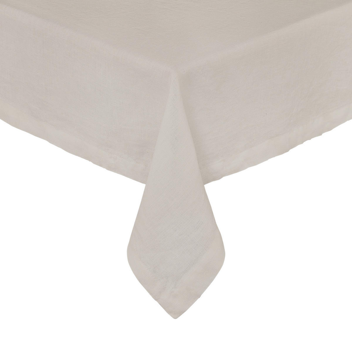 TISCHDECKE Riga 160x250cm - Creme, Textil (160/300cm) - Butlers