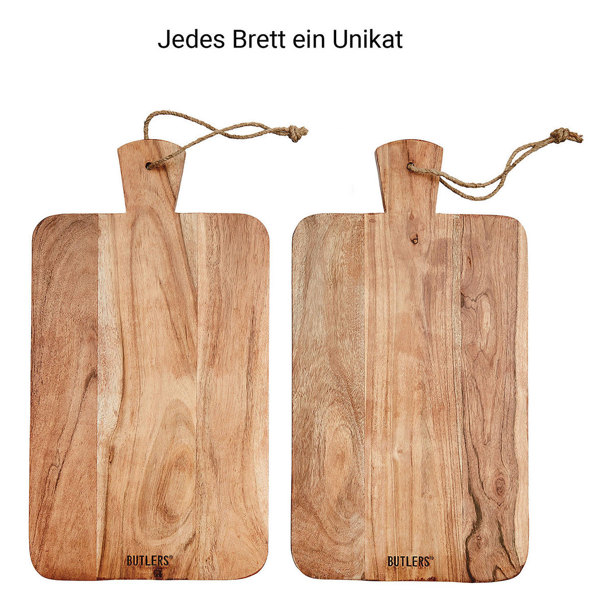 SCHNEIDEBRETT Cutting Crew - Braun, Holz (24/43cm) - Butlers