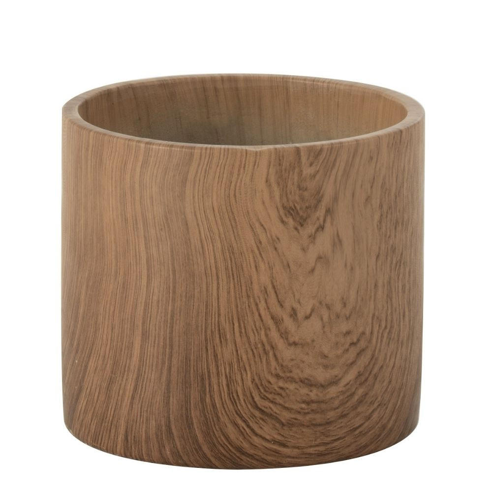 BLUMENTOPF WALD - Töpferei - Natürliche - M - 2er set - Ø 16 cm - Naturfarben, Keramik (16/14cm) - J-Line