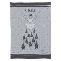 JACQUARD-GESCHIRRTUCH À table umbra 50 x 70 cm - Grau, Textil (50/70cm) - Winkler