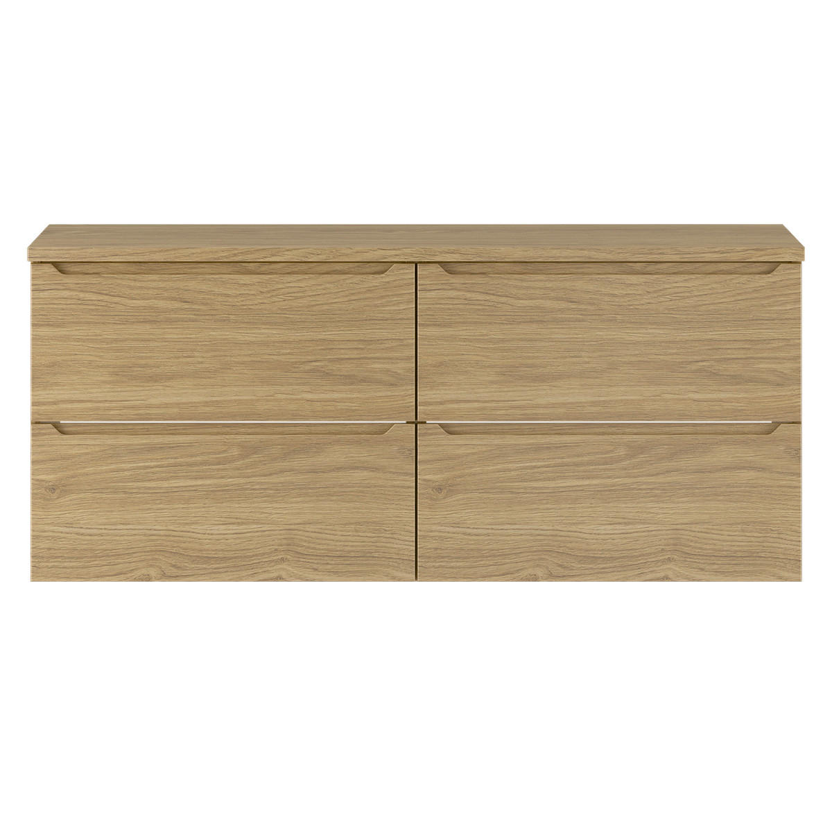 WASCHTISCHUNTERSCHRANK 120.6cm Viggo Holz - Braun, Holzwerkstoff (120.6/52.2/46.5cm) - Petits-meubles