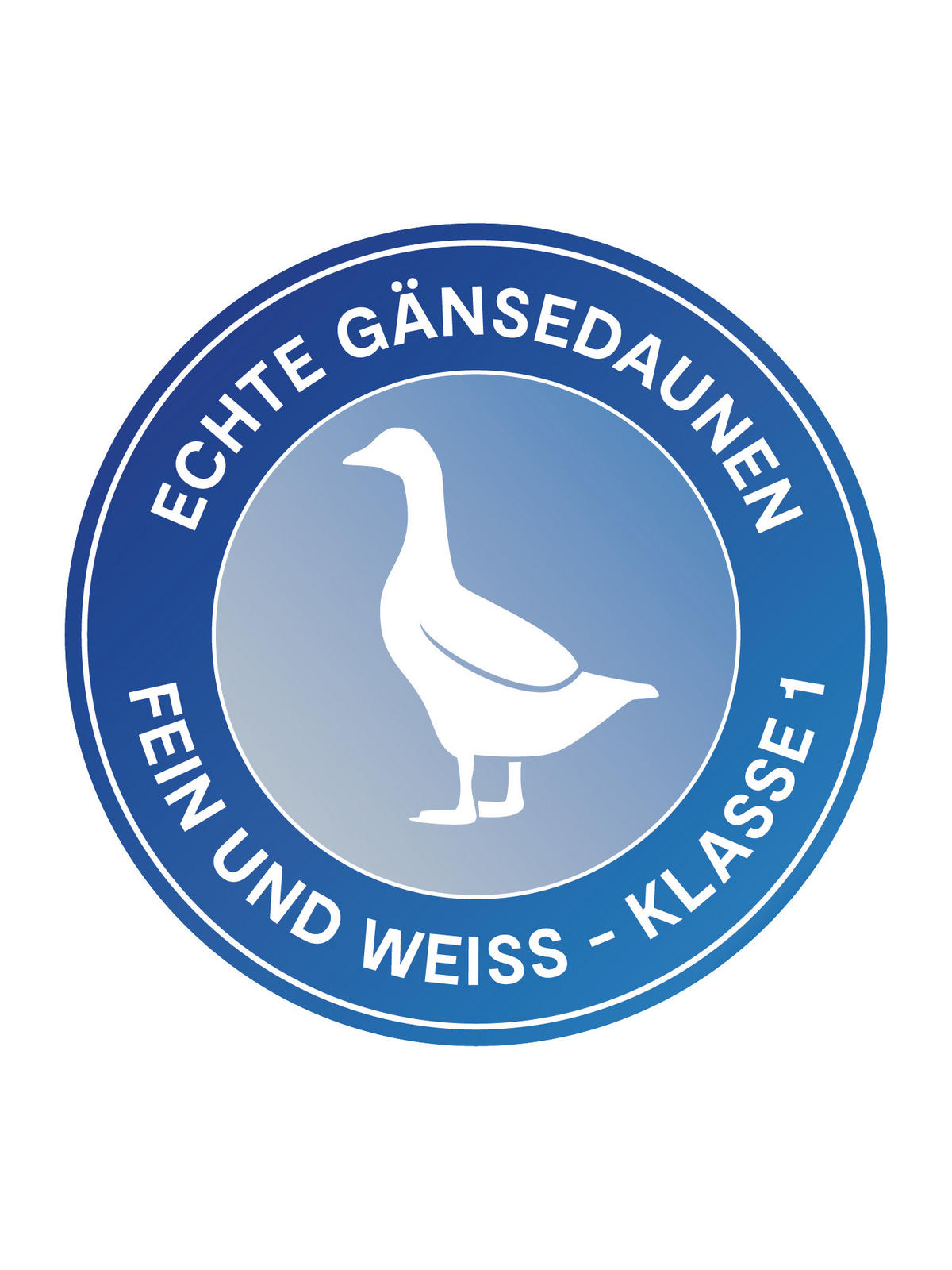 DAUNENKOPFKISSEN EXQUISIT Gänsedaunen medium - Weiß, Naturmaterialien/Textil (80/80cm) - Böhmerwald