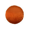 KISSENHÜLLE Rund Samt&Sonders rost-orange 60 cm Ø - Dunkelorange, Textil (60/60cm) - beties Heimtextil