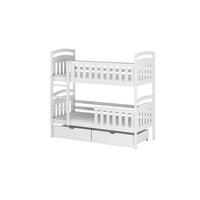 ETAGENBETT WEIß - Weiß, Holz (90/200cm) - FURNLUX