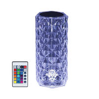 TISCHLAMPE Wahnflam 9.0/21.0/9.0 cm - Transparent, Kunststoff (9/9/21cm) - ZMH