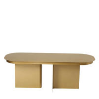 COUCHTISCH - Metall - Messing - Messingfarben, Metall (120/44/45cm) - Drawer