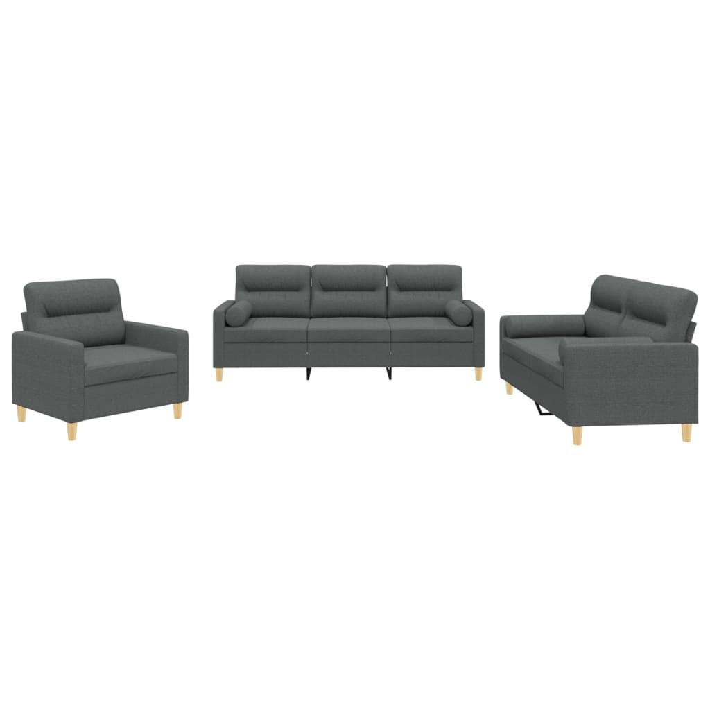 vidaXL Sofagarnitur Grau 77x80x78 cm