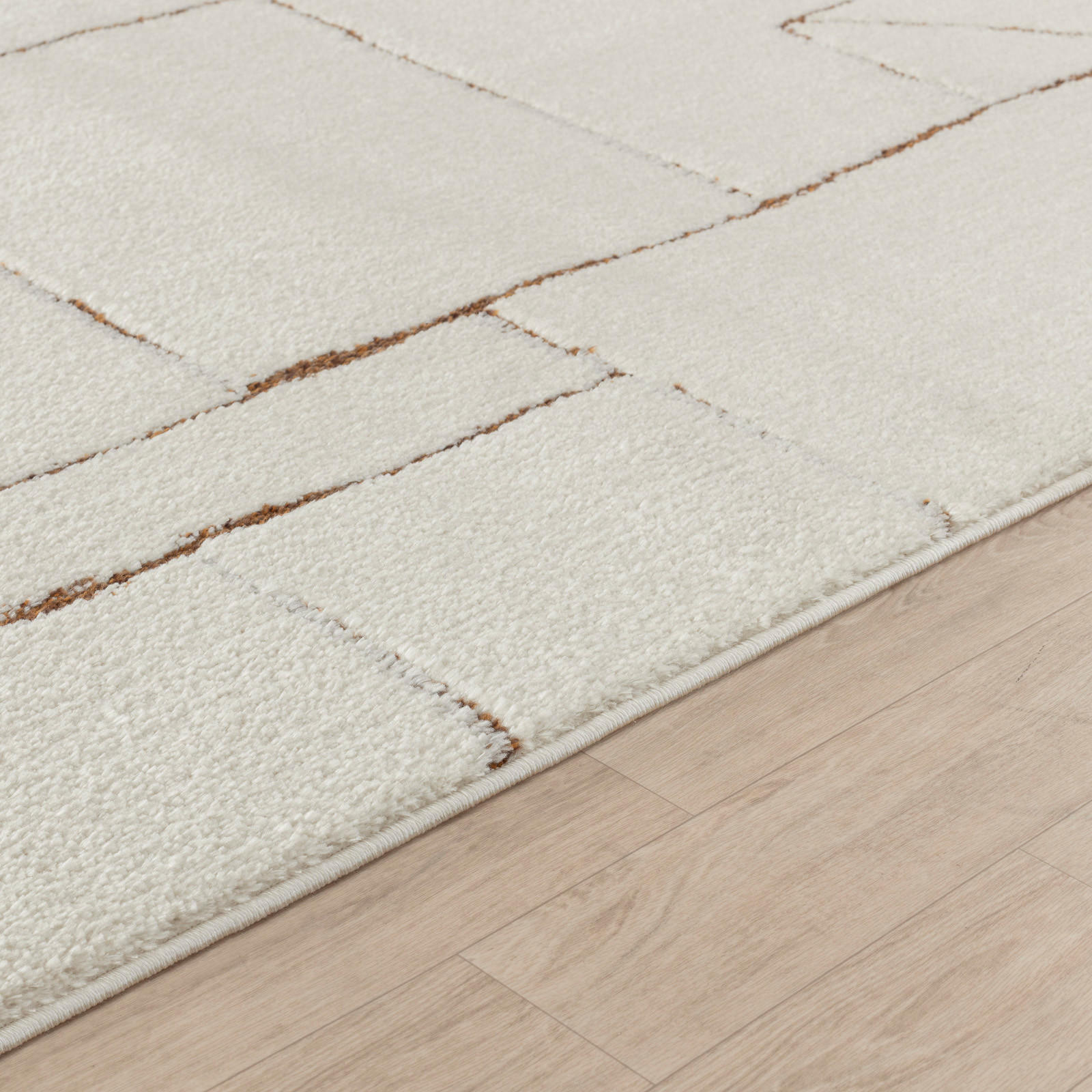 KURZFLORTEPPICH 160/213 cm Weiß - Weiß, Naturmaterialien/Textil (160/213cm) - LIVABLISS