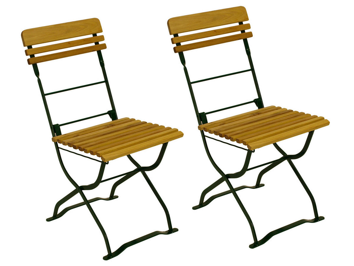 GARTEN-GARNITUR Bayern 3-teilig aus Robinienholz - Braun, Holz - TPFGarden