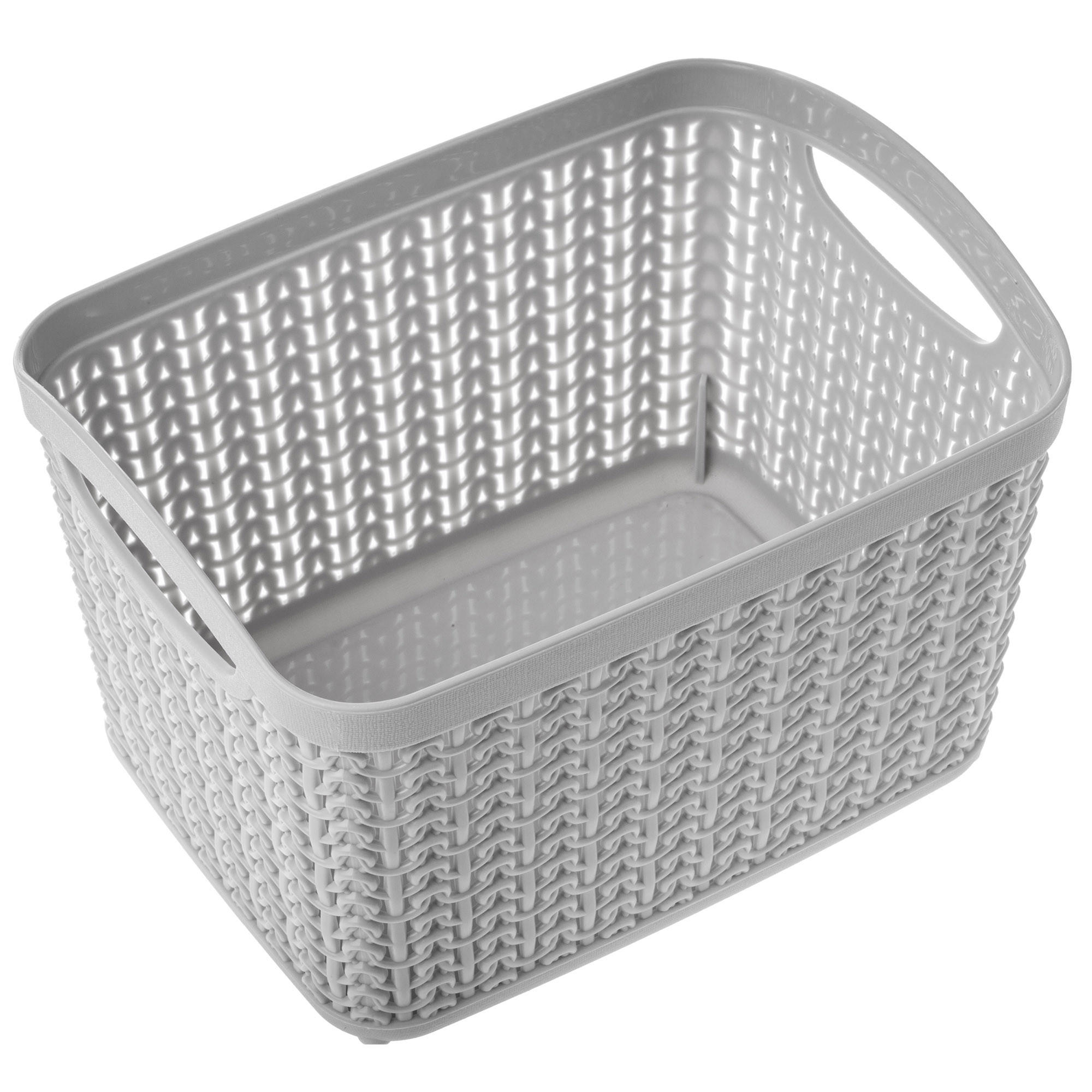PLASTIKKORB 3,3 l, grau - Grau, Kunststoff (14/19cm) - KADAX