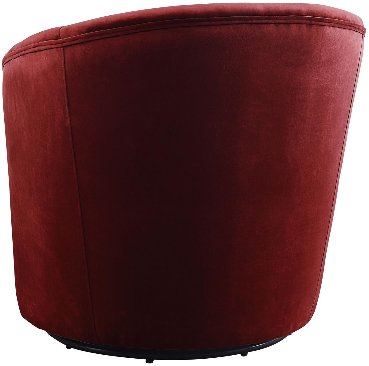 COCKTAILSESSEL Colin Samt Rot - Rot, Textil (84/84/85cm) - ATLANTIC home collection