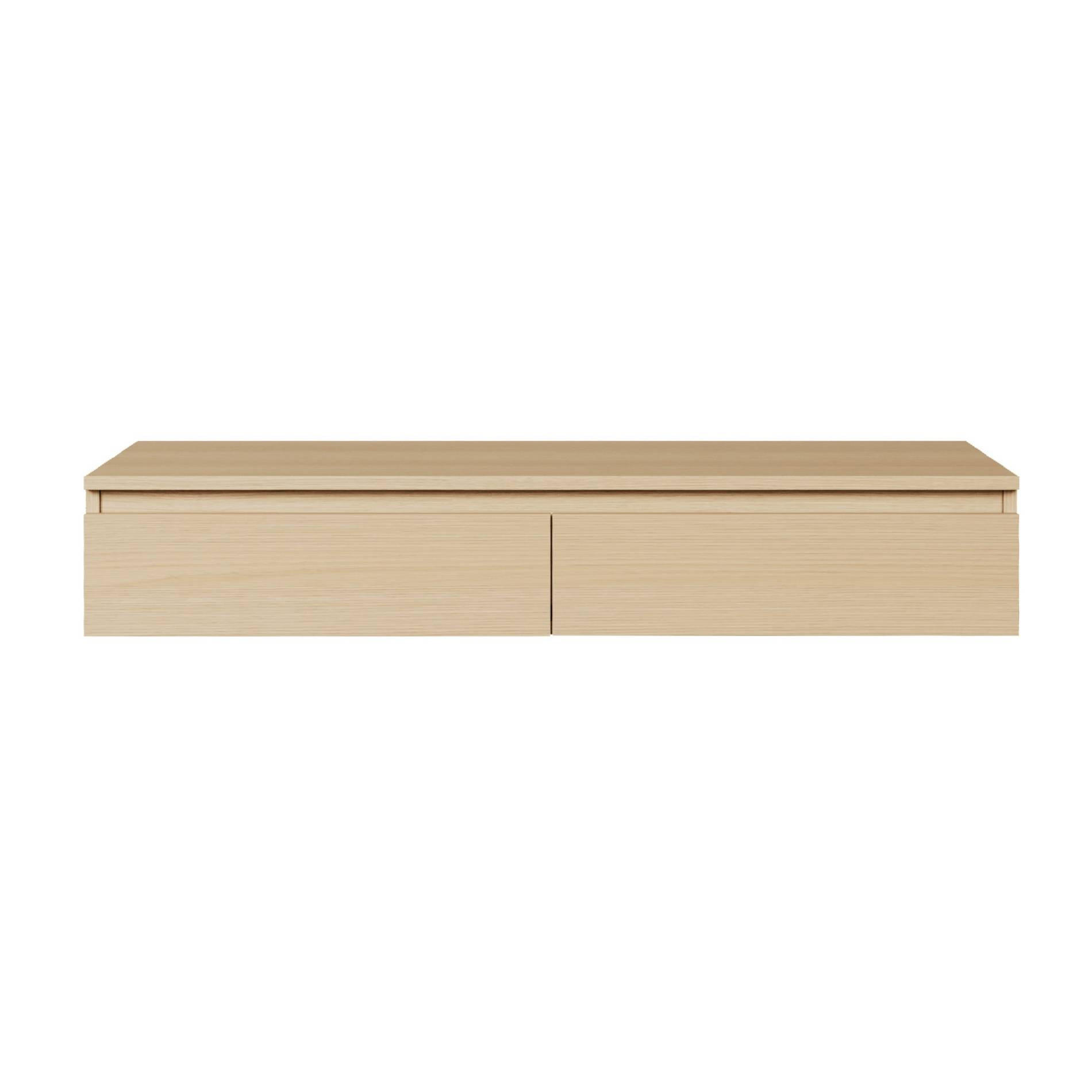 HÄNGESCHREIBTISCH Bemmi Eiche Lindberg 120 cm - Eichefarben, Holzwerkstoff (50/120/19cm) - Selsey