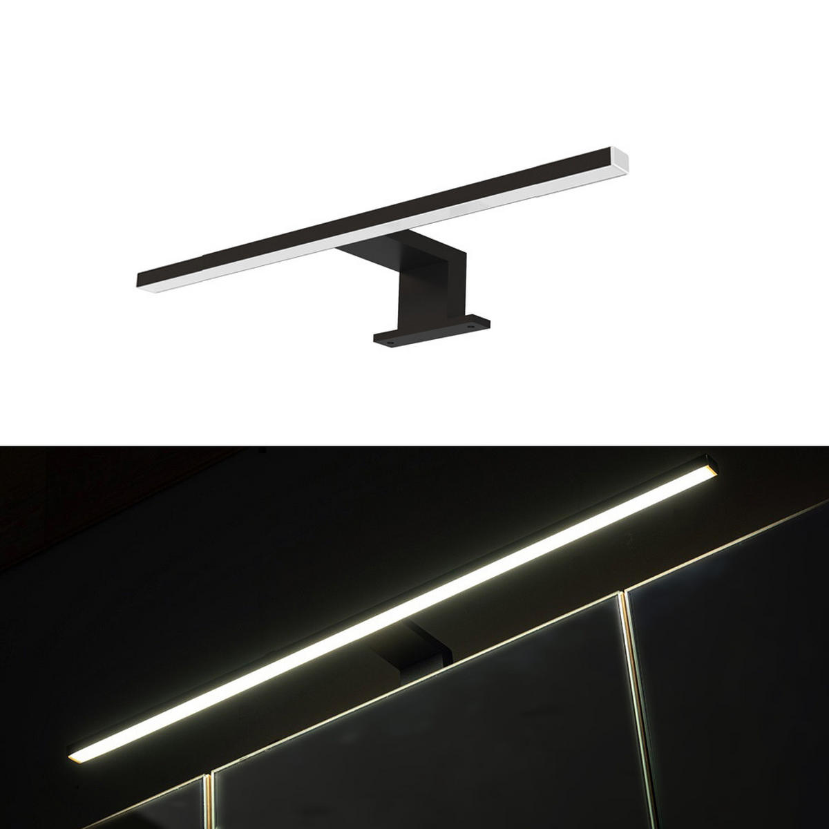 SPIEGELSCHRANK Puebla-56 - Braun, Holzwerkstoff (60/75/17cm) - Lomado