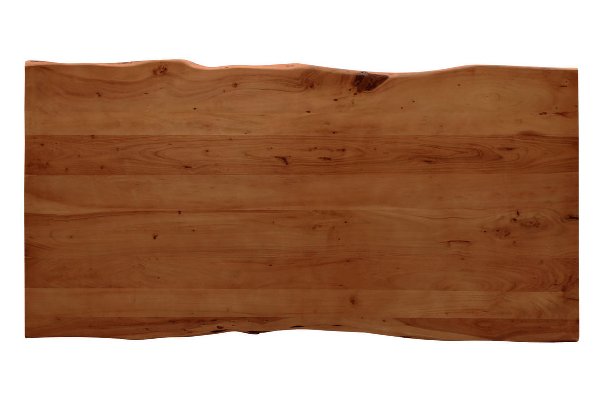 TISCHPLATTE NOAH - Braun/Akaziefarben, Akazienholz/Holz (280/3/100cm) - SAM