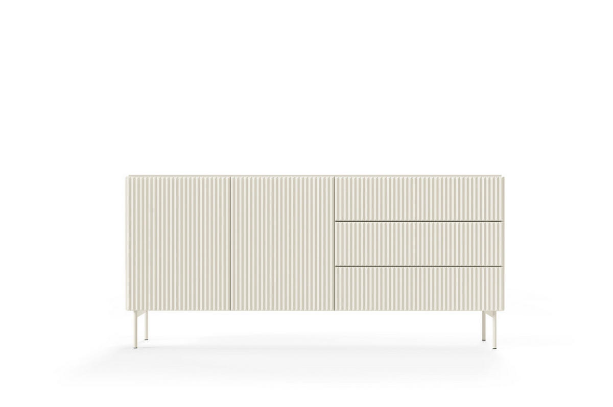 SIDEBOARD MUTI 177 cm Kaschmir - mit 2 Türen (links) und 3 Schubladen (rechts) - Kaschmir, Holz/Holzwerkstoff (177/81/40cm) - Ravio