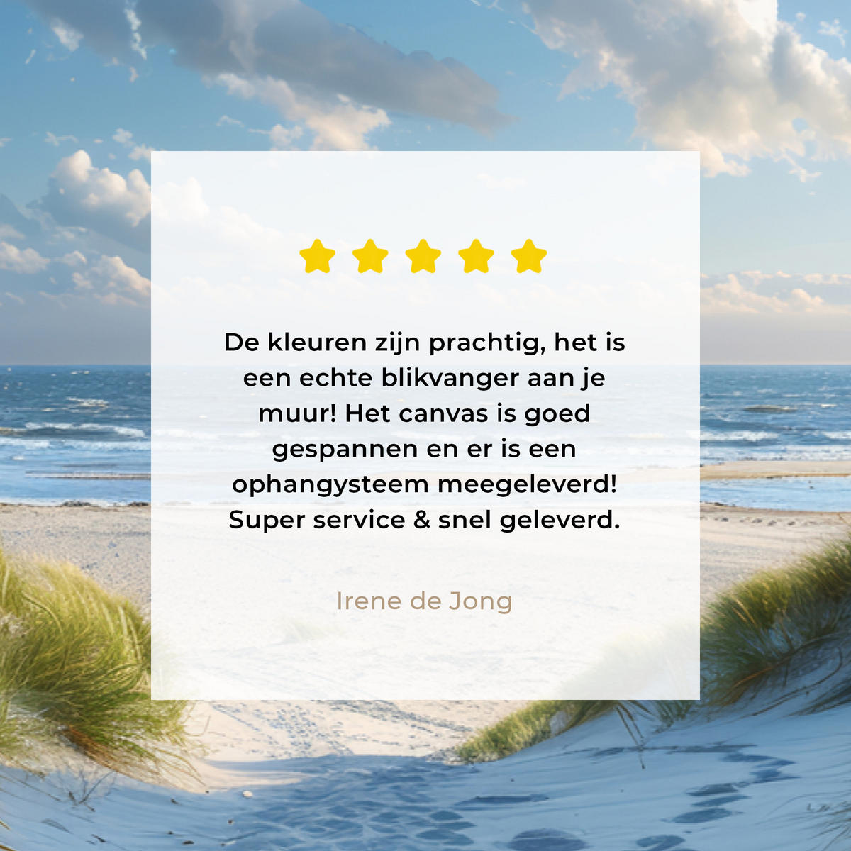 LEINWANDBILD Aussicht - Strand - Fenster - Dünen - Meer Gemälde 60x40 cm - Hellblau, Textil (60/40cm) - MuchoWow