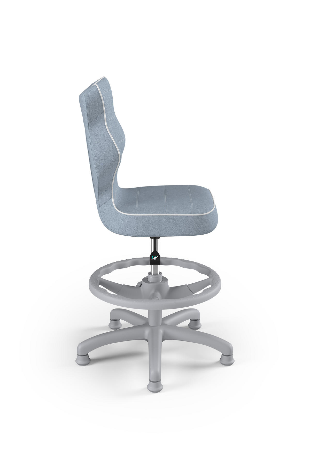 KINDERSTUHL Petit mit Fußstütze - Blau, Textil (66/96/66cm) - RAUMHIRSCH FURNITURE