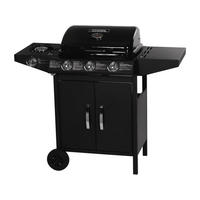 GASGRILL festa 4 Schwarz - Grau, Metall (54/94/109cm) - Habitat Garten