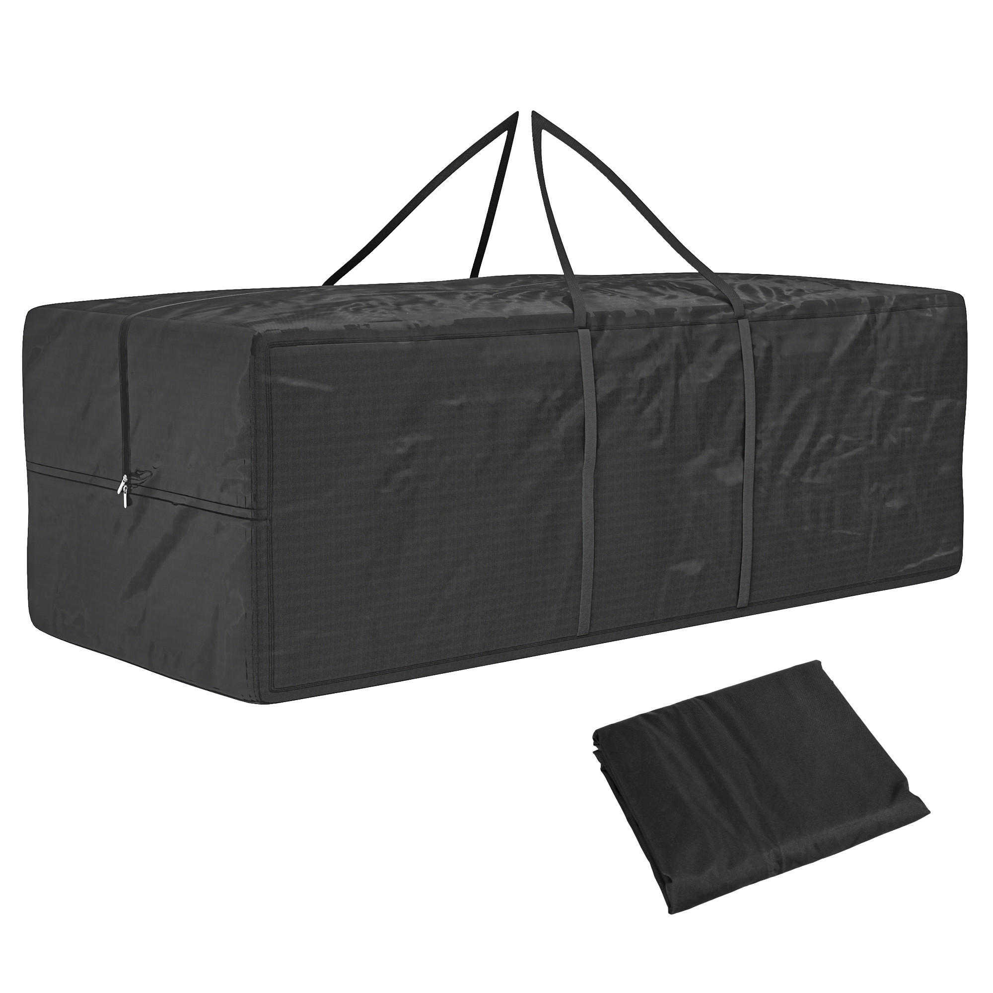 AUFBEWAHRUNGSTASCHE, Oxfordstoff, Schwarz - Schwarz, Kunststoff (80/60/175cm) - Outsunny