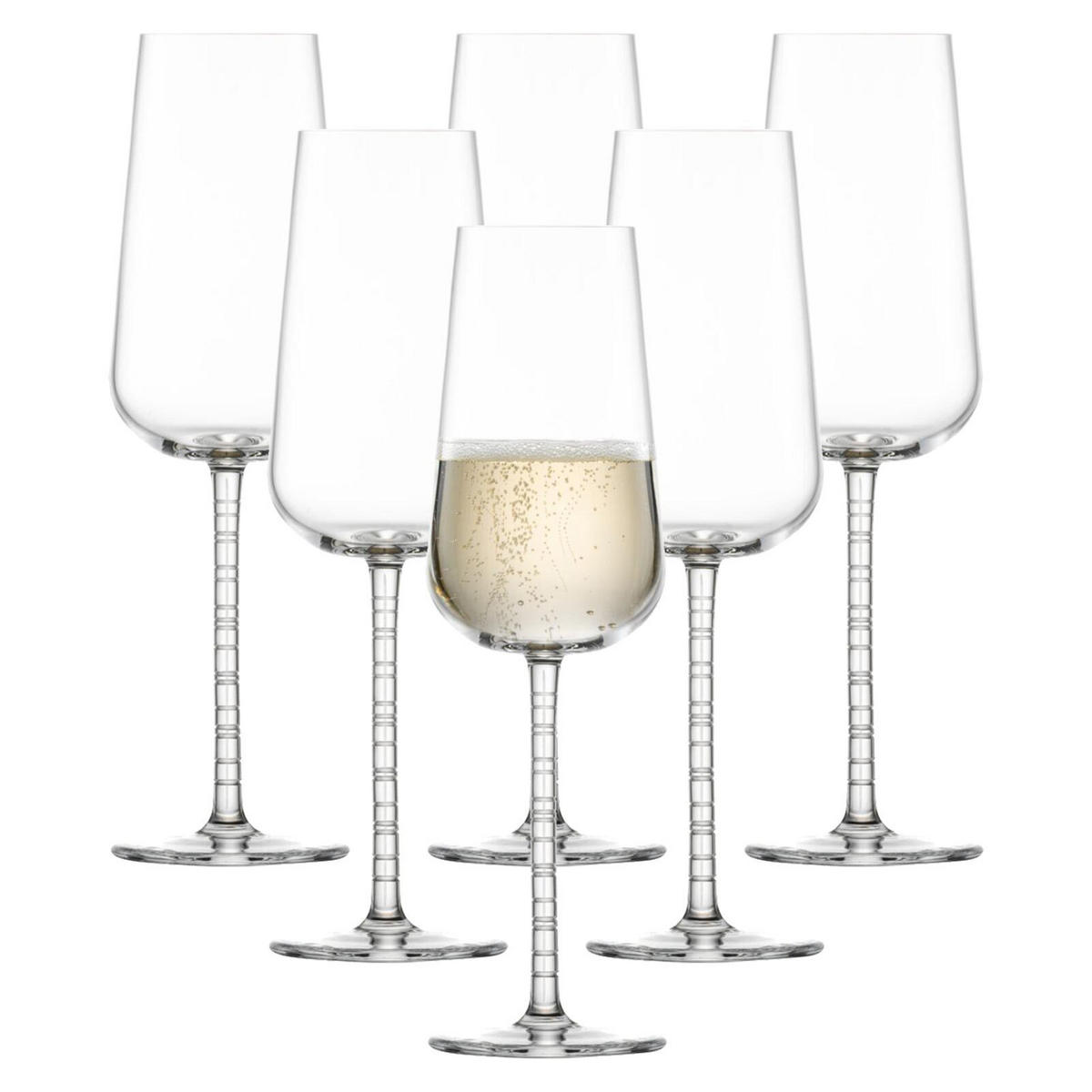 CHAMPAGNERGLÄSER Journey transparent 358 ml 6er Set - Transparent, Glas (0.358L) - Zwiesel Glas