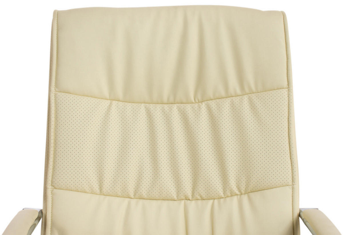 SCHWINGSTUHL 2er Set Lederlook creme - Creme, Textil/Metall (49/105/60cm) - CLP