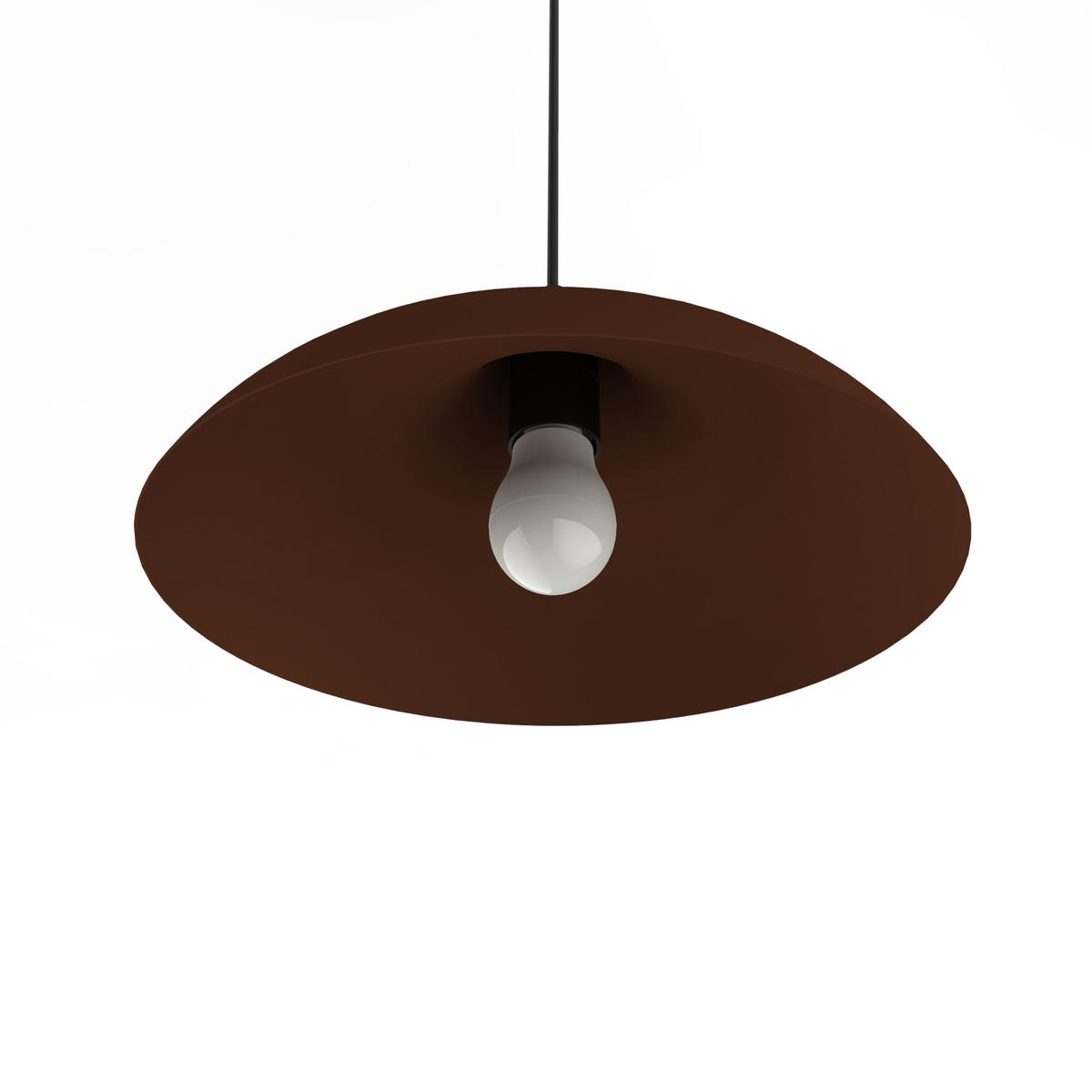 HÄNGELEUCHTE - Dunkelbraun, Metall (30/30/13cm) - Lumicom