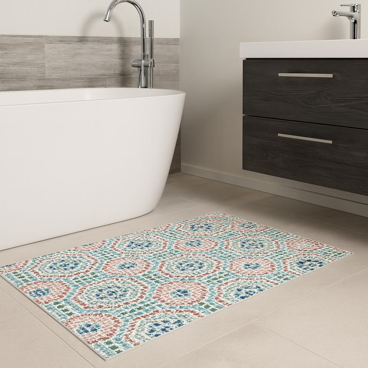 SCHUTZUNTERLAGE Weichschaum auf Rolle 0,65x15 m Orient - Naturfarben, Kunststoff (65/1500cm) - Bestlivings