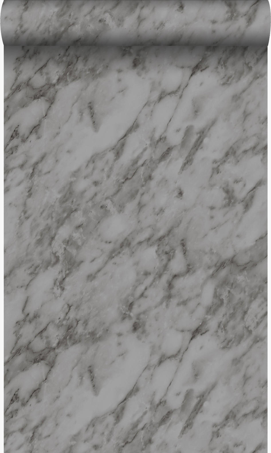 TAPETE Marmor-Optik 53 cm x 10.05 m - Grau, Papier (53/1000cm) - Origin Wallcoverings