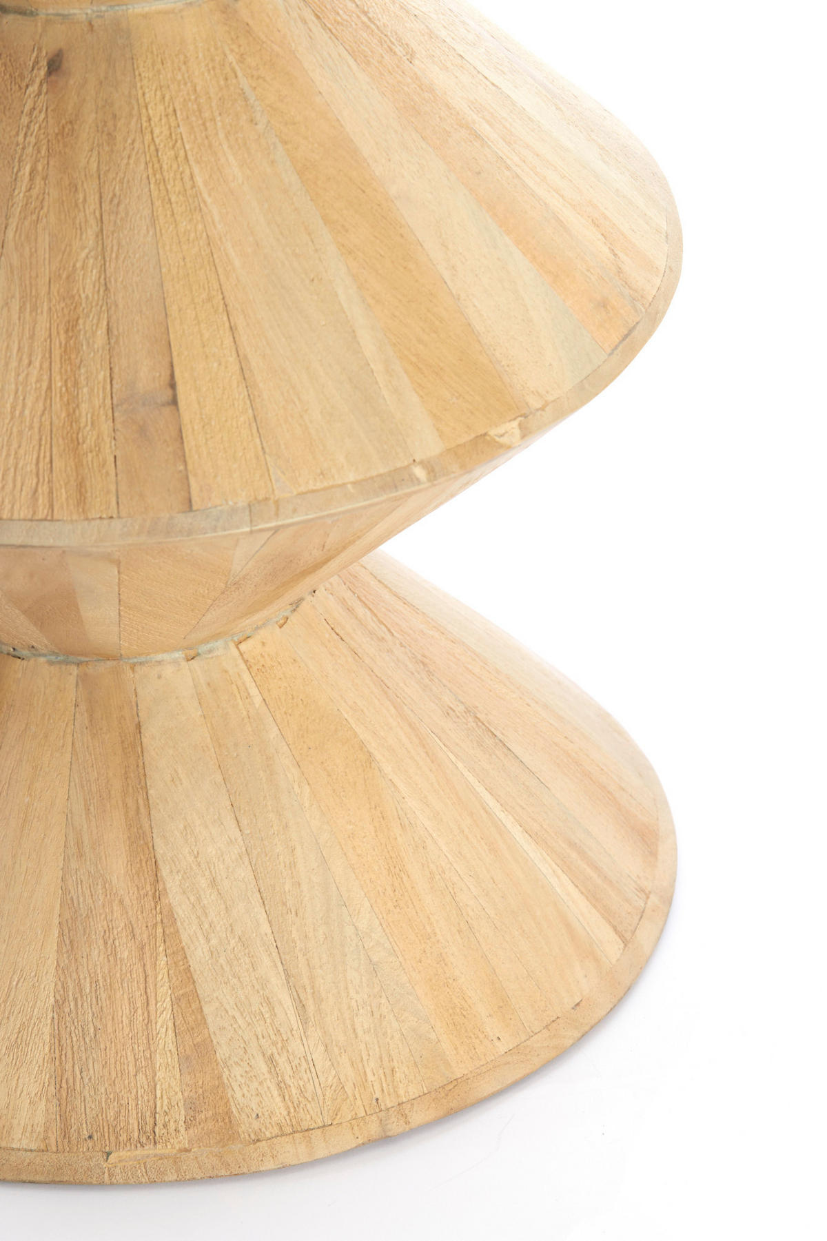 BEISTELLTISCH Larus Braun Ø40/50 cm - Braun, Holz (40/40/50cm) - Light & Living