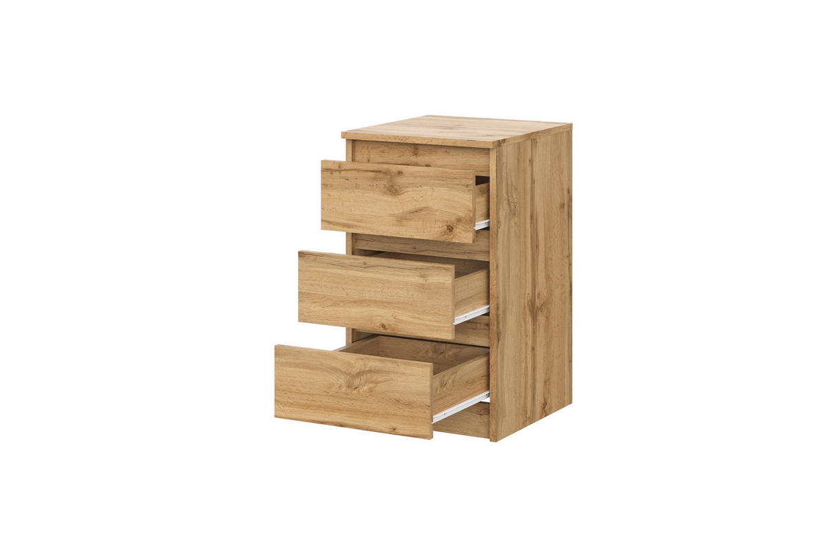 KOMMODE Wotan Eiche 40/69/44 - Eiche Wotan, Holzwerkstoff (40/69/44cm) - RAUMHIRSCH FURNITURE