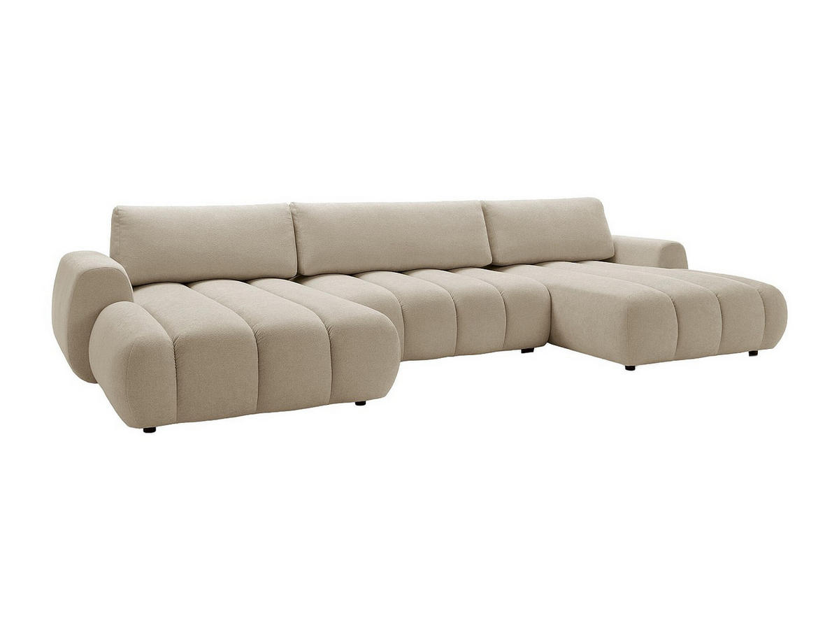 SCHLAFSOFA - 6 Personen - Stoff - Beige - - Beige, Textil (364/81/168cm) - Vente-Unique