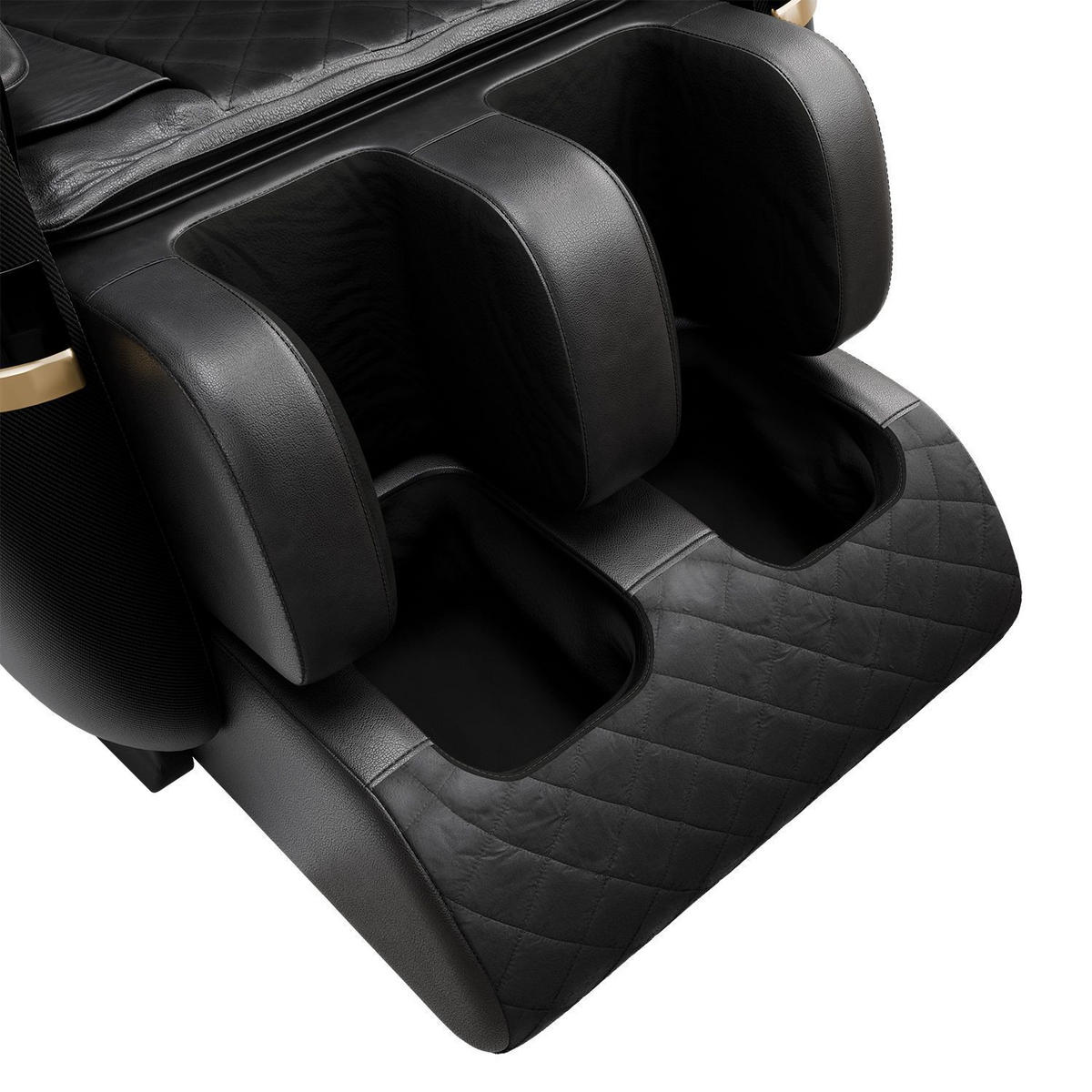 MASSAGESESSEL Naxos Schwarz - Schwarz, Textil (75/105/142cm) - Juskys