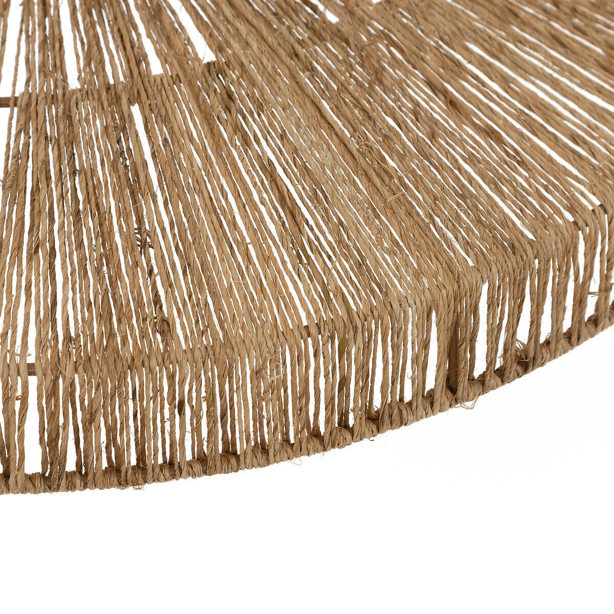 TISCHLAMPE Bellamy Ø 58 - Beige, Naturmaterialien (58/58/10cm) - Atmosphera Createur d´interieur